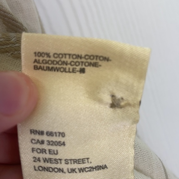 Anthropologie - Delphine Textured Light Beige Cream Tunic Dress Size Small - Picture 12 of 14